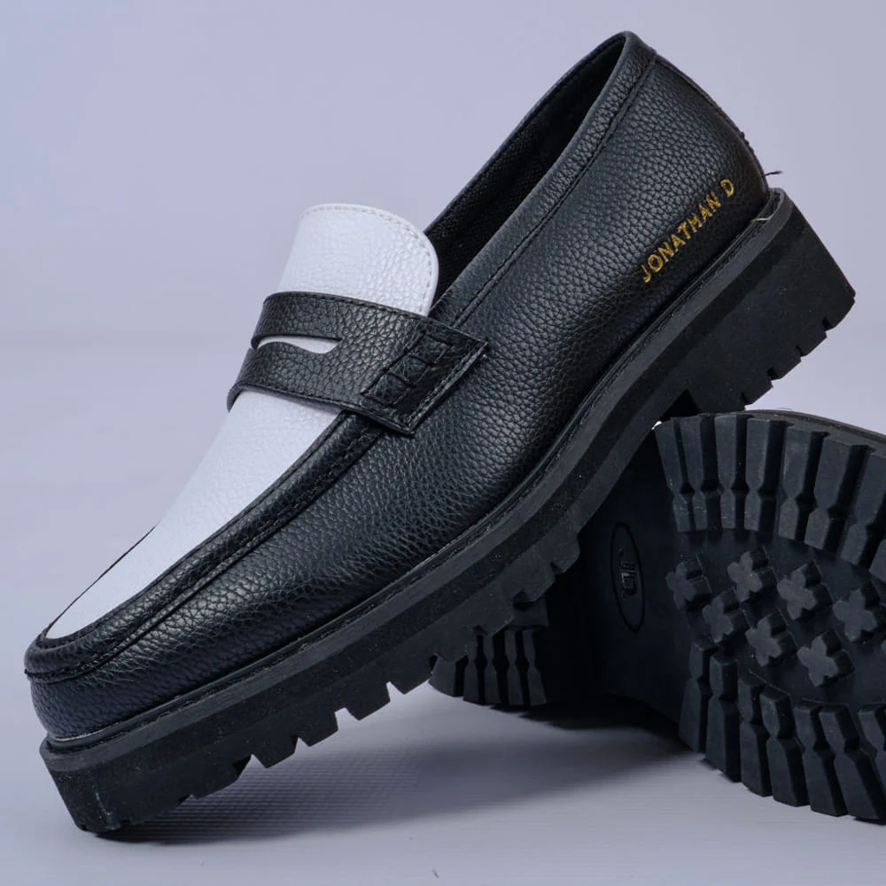 Penny Moc Shoe (Black/White) - Image 4